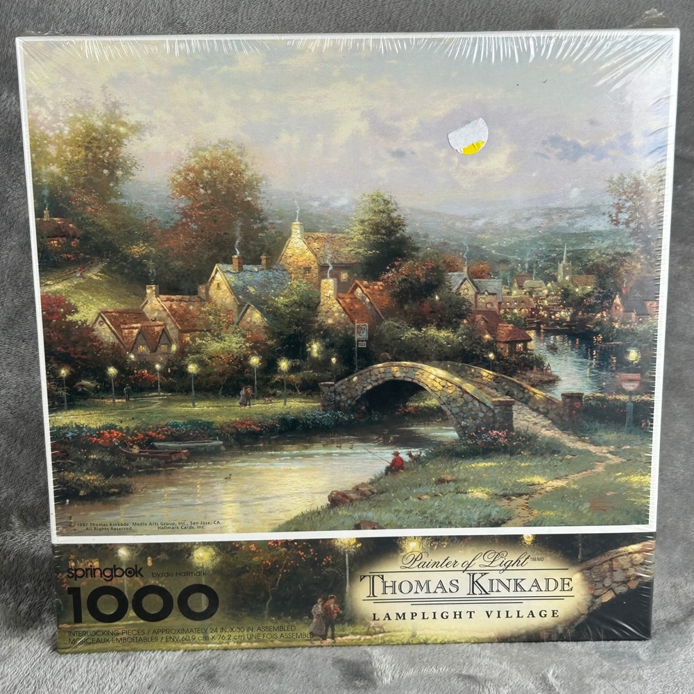 Springbok Thomas Kinkade Lamplight Village 1000 Piece Jigsaw Puzzle PZL6196